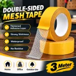 Heavy-Duty Double-Sided Mesh Tape, 3 Meter