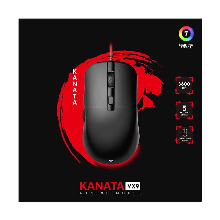 Fantech KANATA VX9 Wired Black Gaming Mouse