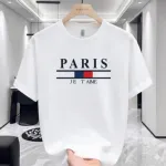 Men's Comfortable Drop Shoulder T-Shirt, Cotton-Spandex, DTF Print