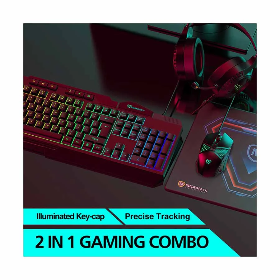 Micropack GC-30 CUPID Black Wired Gaming Keyboard & Mouse Combo