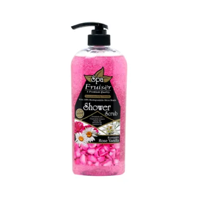 Fruiser Spa Romantic Rose Vanilla Shower Scrub 730ml (Malaysia)