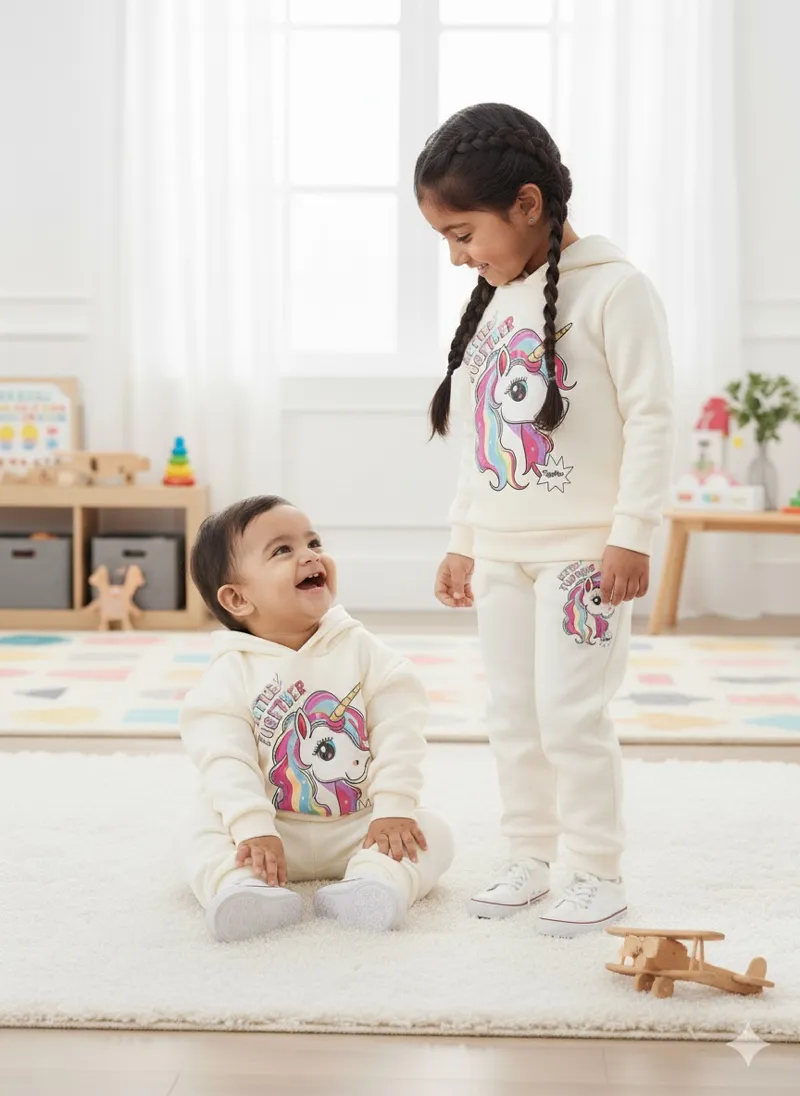 Baby Hoodie Set for Boys and Girls, 280-300 GSM, 1 to 10 Years