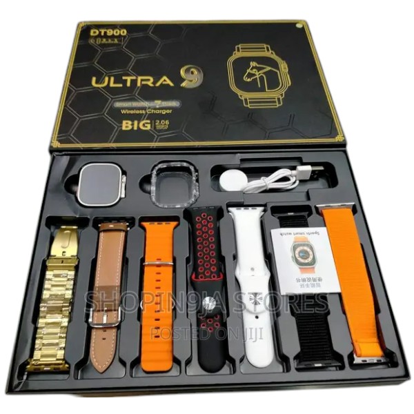 FS Mart_ DT 900 Ultra SmartWatch With Free 7 Straps ( 7 in 1 Smartwatch )