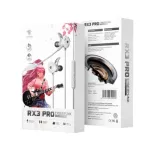 PLEXTONE RX3 Pro Cyberpunk In-Ear Wired Gaming Earphone with Dual Detachable Mic, 10mm Dynamic Driver & Deep Bass for Mobile & PC