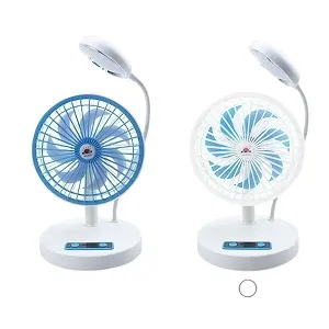 Rechargeable Folding Mini Fan with LED Light –JR2022