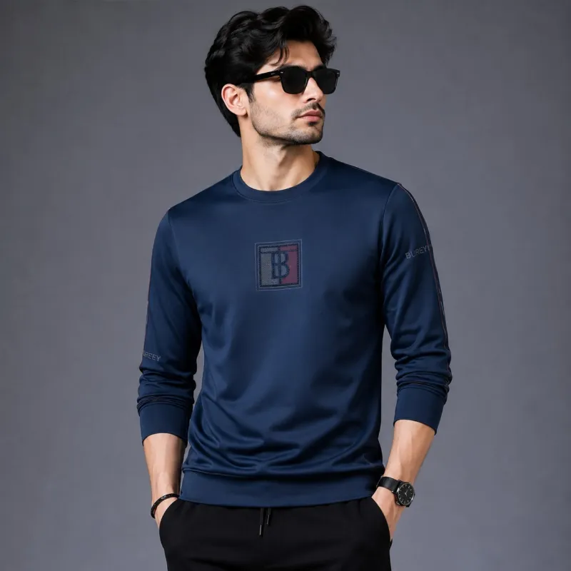 Men's 160 GSM Thin Jersey Full Sleeve T-Shirt, Sizes M to XL