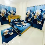 Water Proof China Premium 3D Design Bed Sheet King Size (7.8ft/6.8ft )