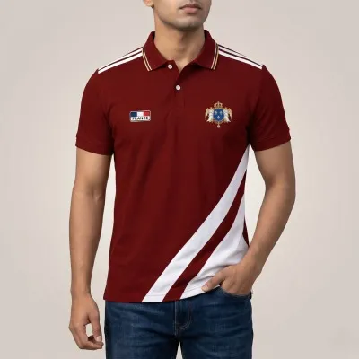 Men's PK Cotton Half Sleeve Polo Shirt, Sizes L and XL, 4 Colours