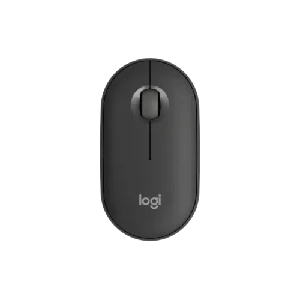 Logitech M350s Pebble Mouse 2, Wireless and Bluetooth Mouse Tonal Graphite Color