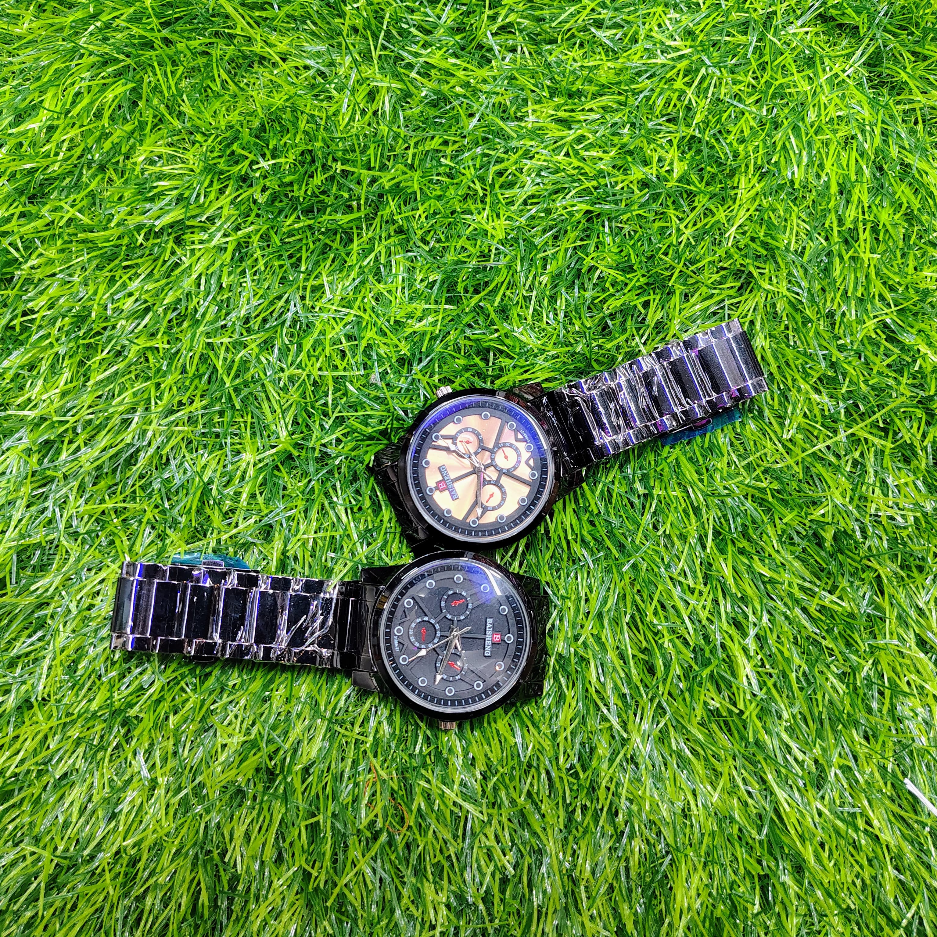 Luxury Stainless Steel Analog Watch for Men & Boys