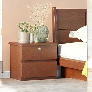 Regal Legacy Wood Bed Side Table Antique