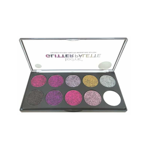 Technic Cosmetics - Pressed Glitter Palette - Unicorn Uniform! (China)