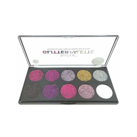 Technic Cosmetics - Pressed Glitter Palette - Unicorn Uniform! (China)