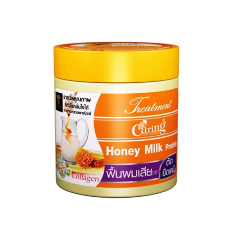 Caring Honey Milk Protin Hair Treatment 500ml (Thailand)