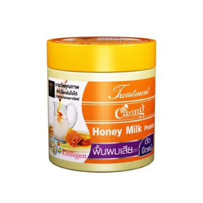 Caring Honey Milk Protin Hair Treatment 500ml (Thailand)