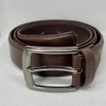 Leather belt for men