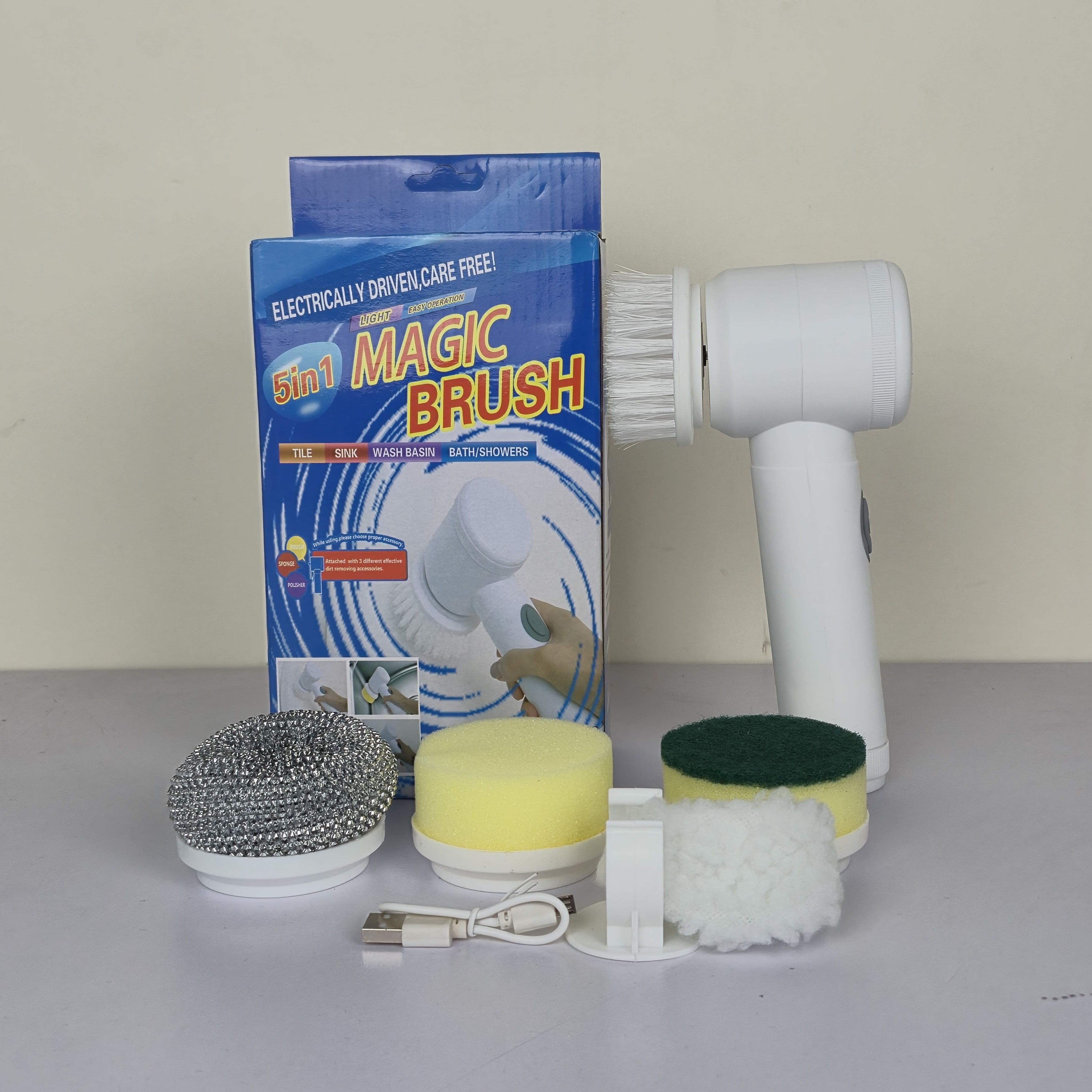 5-in-1 Magic Electric Cleaning Brush