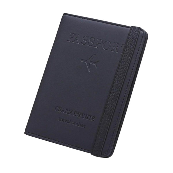 Passport Covers Holder Wallet Case (black)