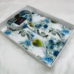 Men's Digital Print Panjabi, Snap Button Front, 6 Colours