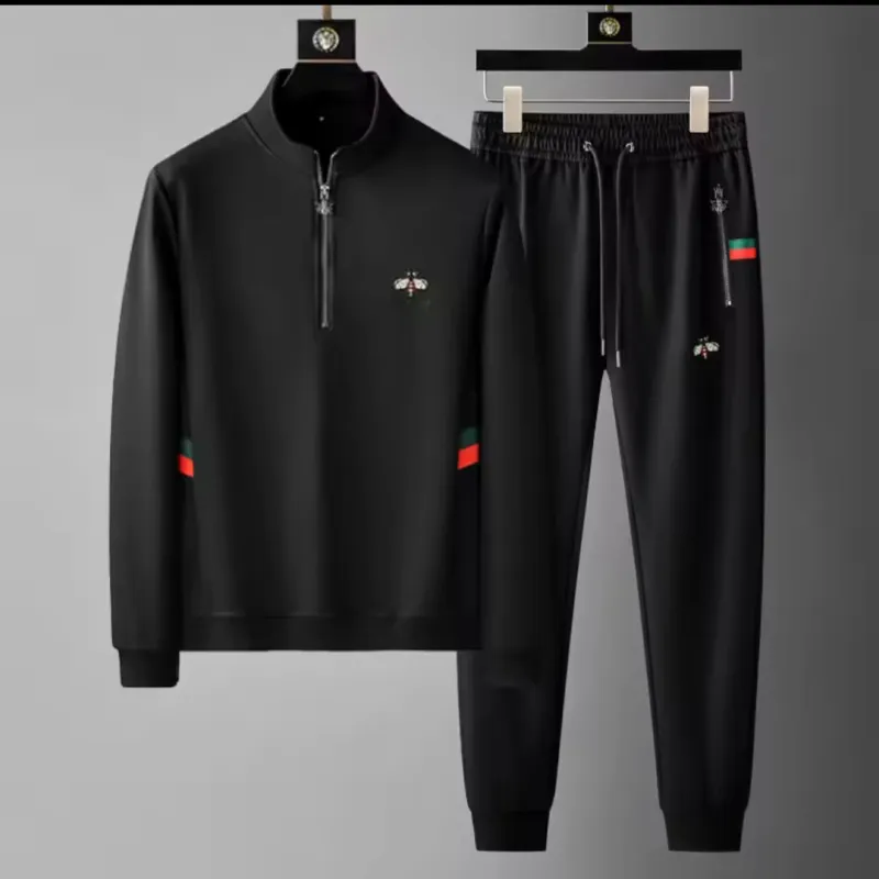Men's Cotton T-Shirt and 280 GSM Trouser Set, 6 Colours