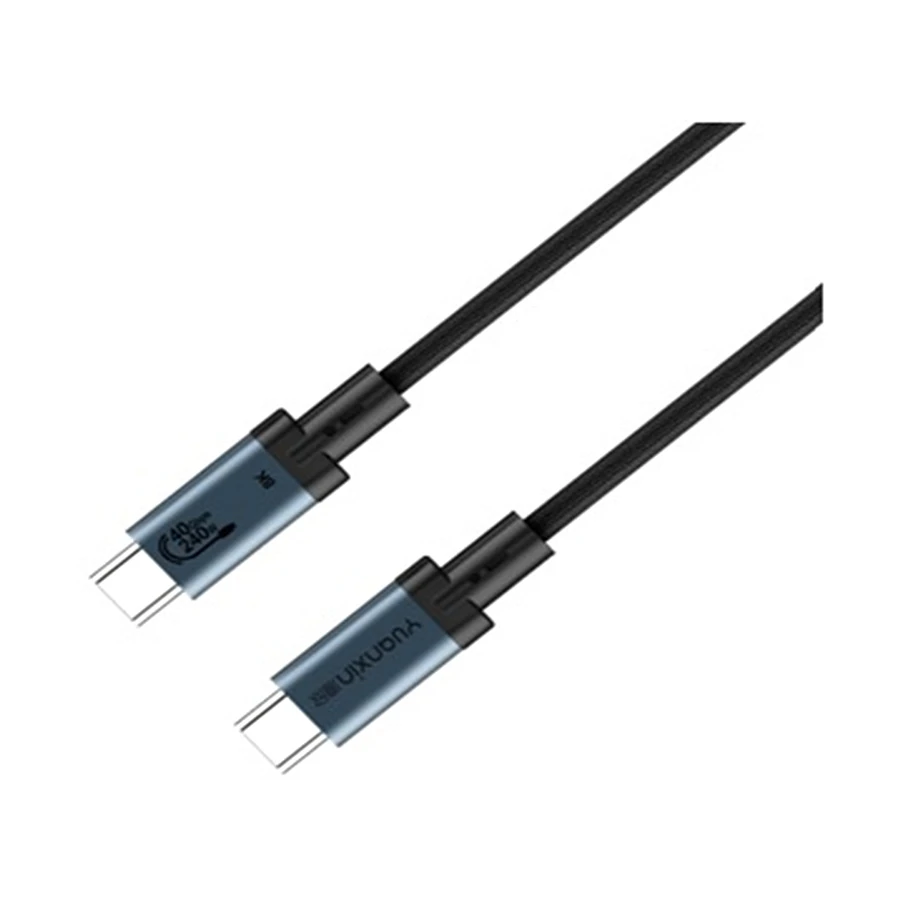 Yuanxin YTX-025 USB-C to USB-C Data & Charging Cable 1 Meter Black