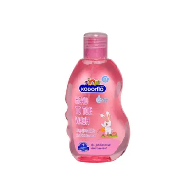 Kodomo Pink Hanabaki Head To Toe Wash 200ml