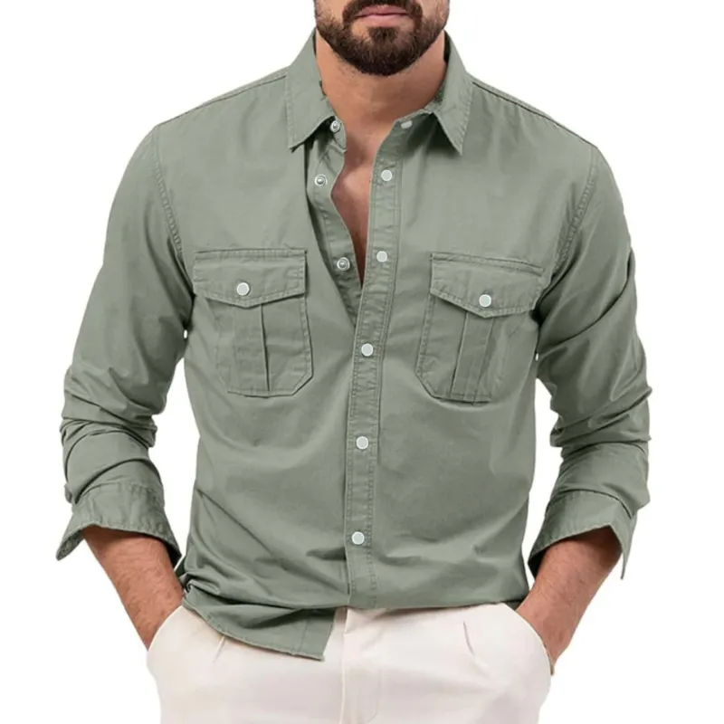Full sleeves double pocket Shirt