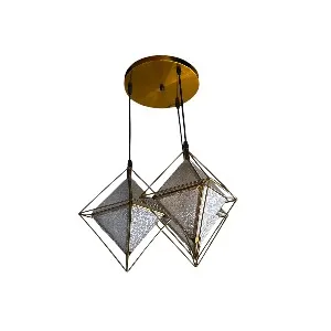 Qulik Modern Diamond Frame 3 Color Hanging Lights (QL-8806-1)
