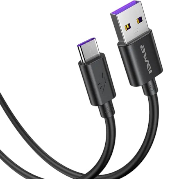 Awei CL-113T USB C Cable 5A Fast Charging
