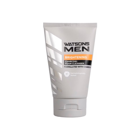Watsons Men Brightening Charcoal Foam Cleanser 100g (Thailand)