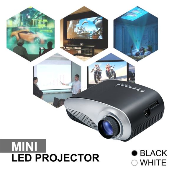 RD-802 3D HD LED Portable Mini TV Projector