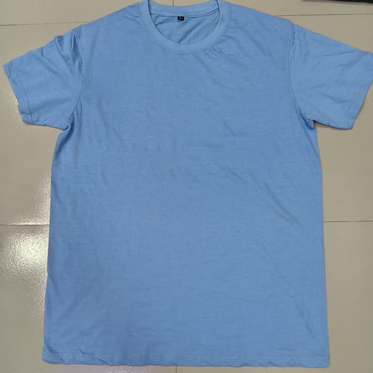 Men's Premium Solid T-Shirt- Sky