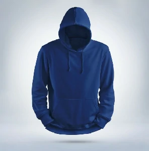 Solid Premium Hoodie for Men's [ Royal Blue ]