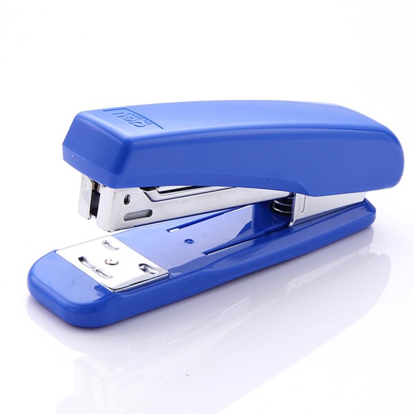 Deli E0306 Stapler-Blue/Black/White-25 Sheets Capacity