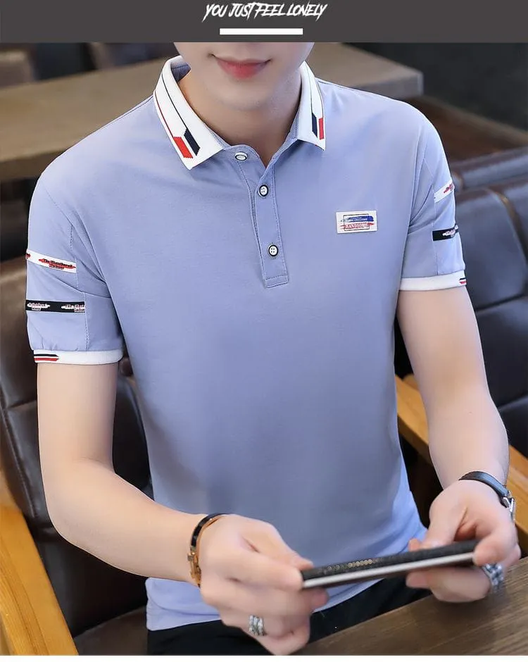 Men's Pure Cotton Polo Shirt, 190 GSM, Sizes M to XXL