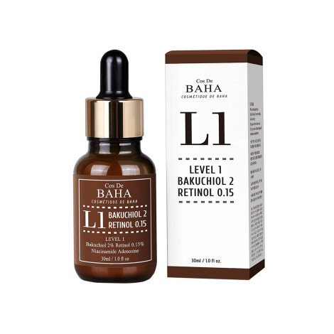 Cos De BAHA Level 1 Bakuchiol 2 Retinol 0.15 (L1) 30ml (Korea)