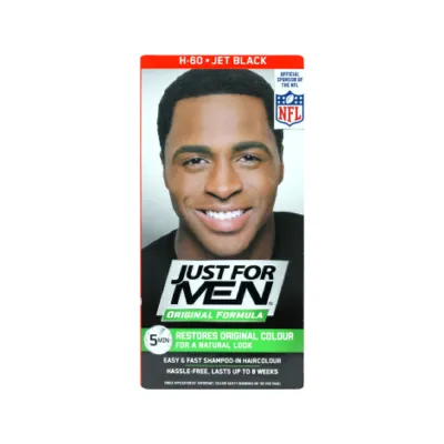 Just For Men ORIGINAL FORMULA Targets the grey in 5 minutes - Jet Black (USA)