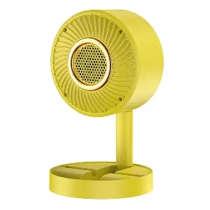 Foldable And Portable Electric Desk Heater-Yellow Color