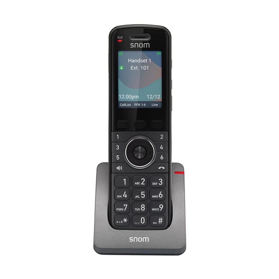 Snom M55 Cordless DECT IP Phone Black with Cradle without Adapter
