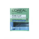 L'Oreal Pure Clay Blemish Rescue Mask 50ml (Germany)