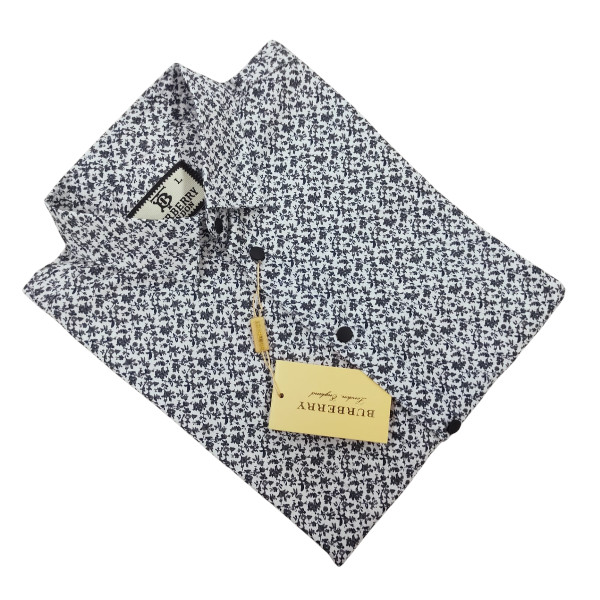 Burberry Full Sleeve Cotton Print Shirt