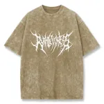 Men's Acid Wash Drop Shoulder T-Shirt, Pure Cotton 250 GSM
