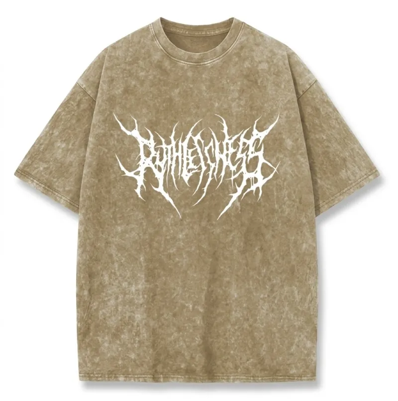 Men's Acid Wash Drop Shoulder T-Shirt, Pure Cotton 250 GSM
