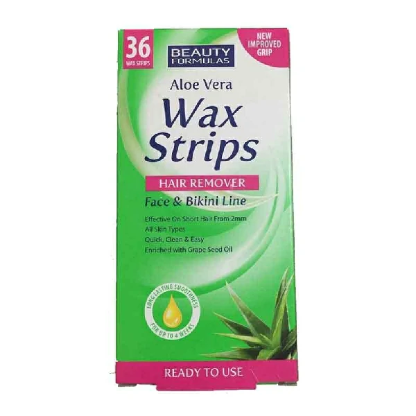 Beauty Formulas Hair Removal Wax Strips - Face & Bikini Line