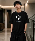 Men's Drop Shoulder Printed T-Shirt in Pure Cotton, 6 Colours
