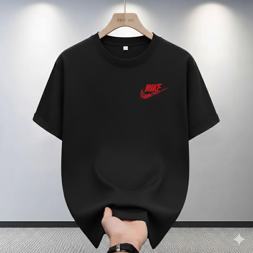 Men's Cotton-Spandex Drop Shoulder T-Shirt, 220 GSM, 6 Colours
