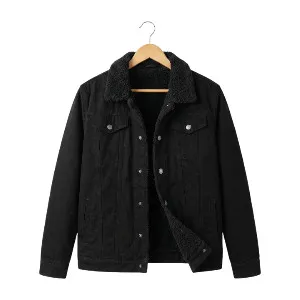 Premium Denim Sherpa Lined Jacket
