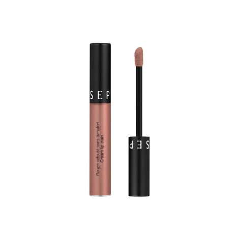 Sephora Cream Lip Stain Matte Liquid Lipstick - 02 Classic Beige (Italy)