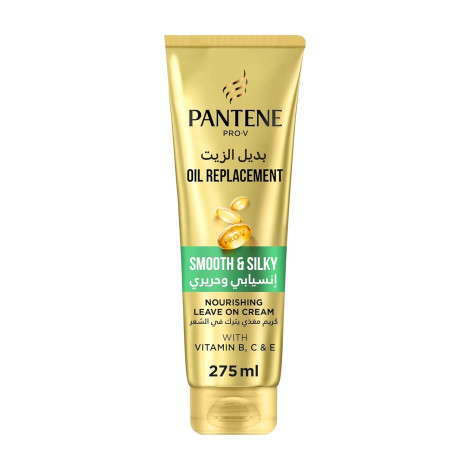 Pantene Oil Replacement Smooth & Silky Cream 275ml (Saudi Arabia)