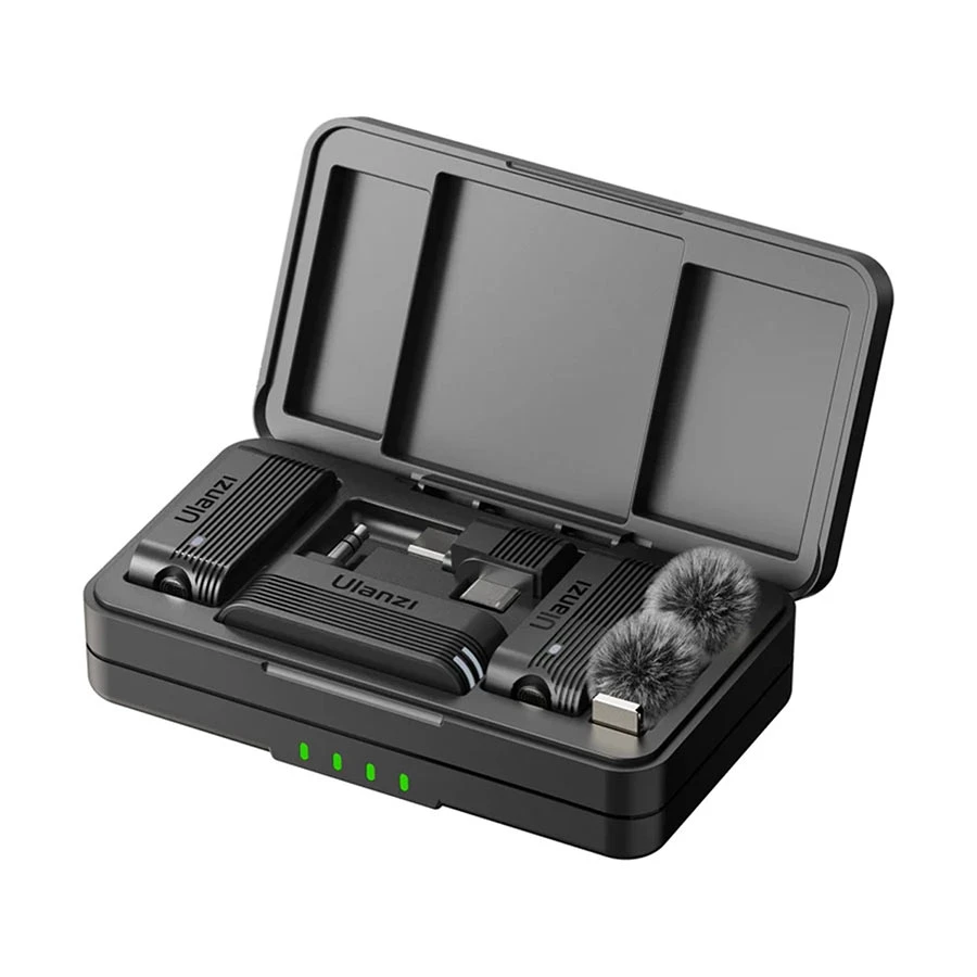 Ulanzi A100 Wireless Omni-Directional Lavalier Microphone (1xRX, 2xTX)